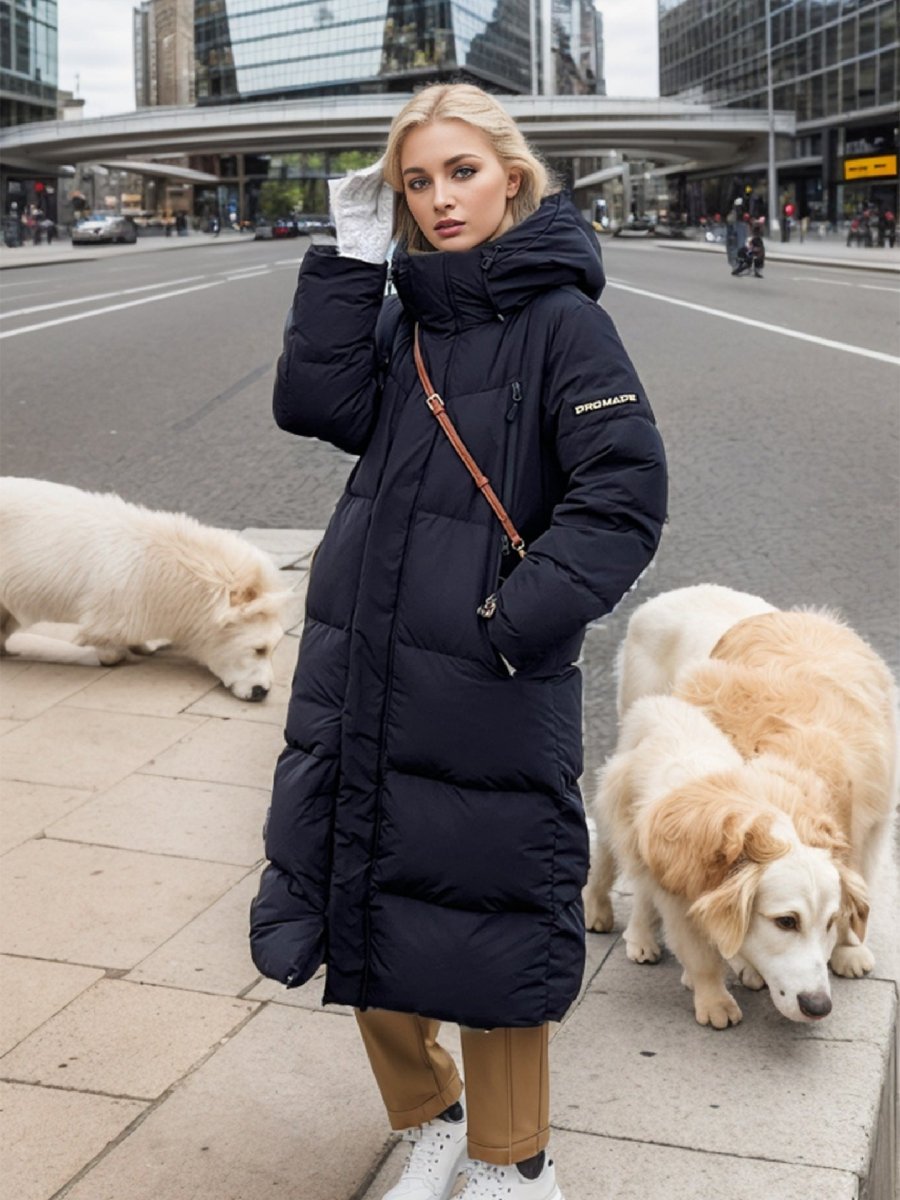 Women's Long Hooded Cotton-Padded Winter Coat