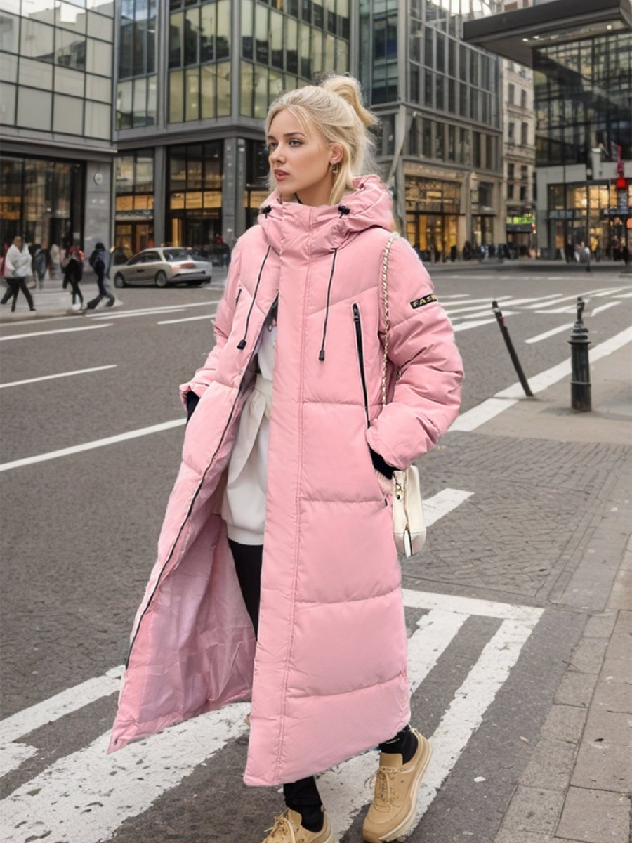 Women's Long Hooded Cotton-Padded Winter Coat