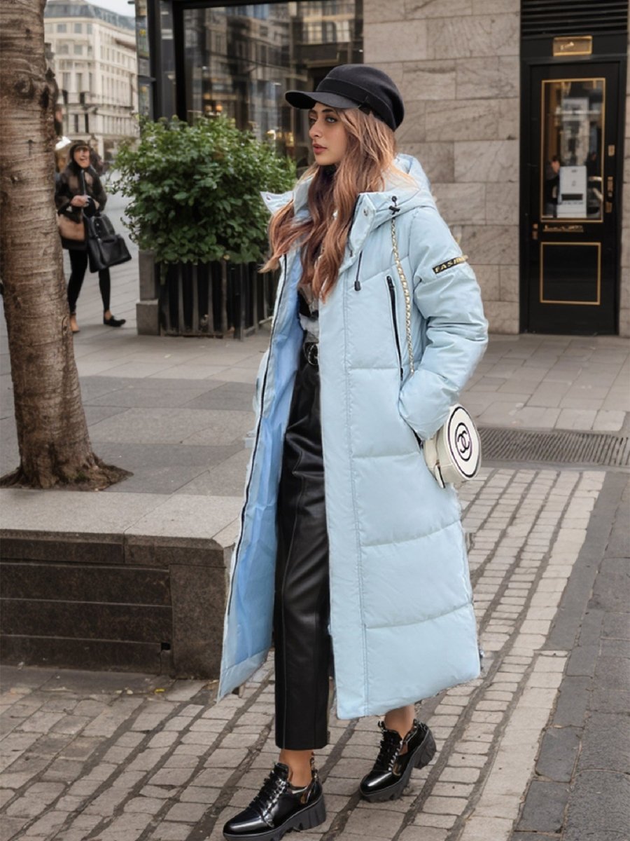 Women's Long Hooded Cotton-Padded Winter Coat