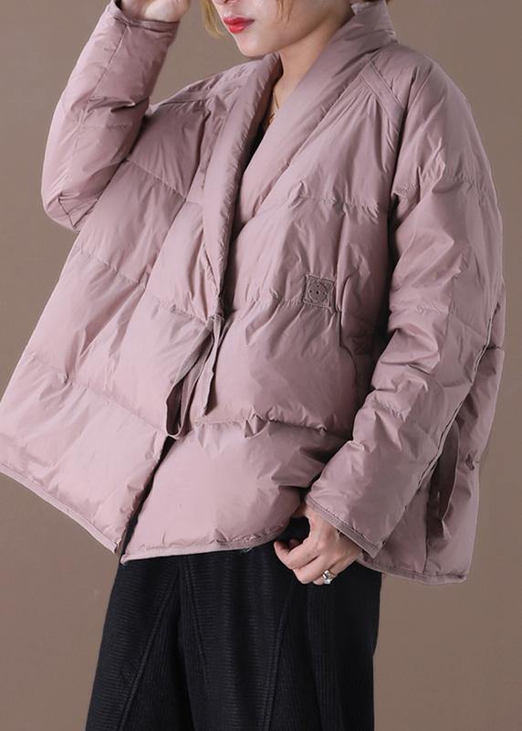 Oversize-Daunenjacke mit dickem Stehkragen