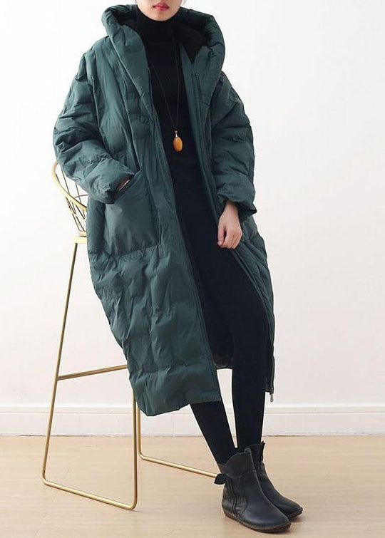 Retro Yellow Down Jacket with Cotton-Blend Outer