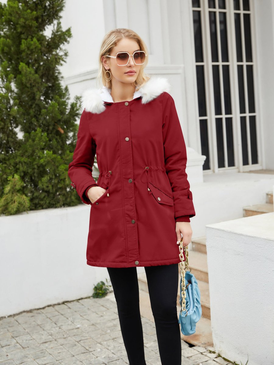 Women's Winter Parka Coat with Warm Lining