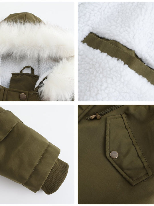 Women's Winter Parka Coat with Warm Lining