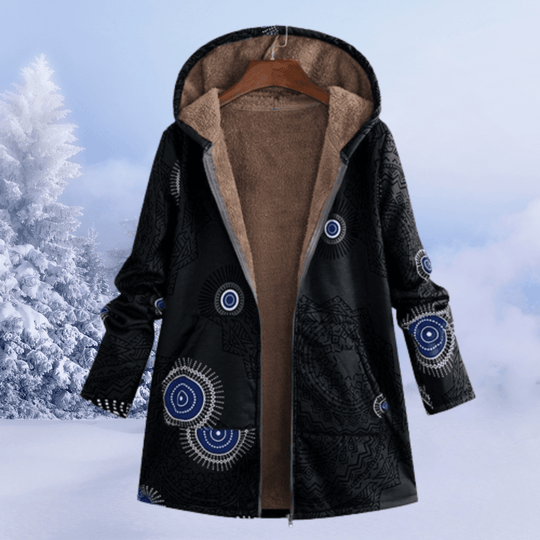 Floral Print Padded Winter Jacket