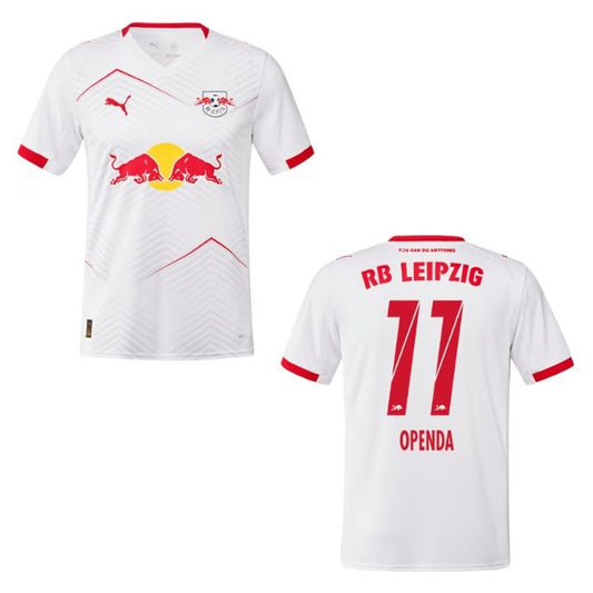RB Leipzig 2025/26 Home Jersey – Kids Fan Version – Openda 11