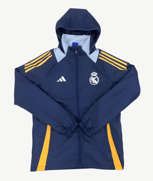 Real Madrid 2025/26 Hooded Windbreaker