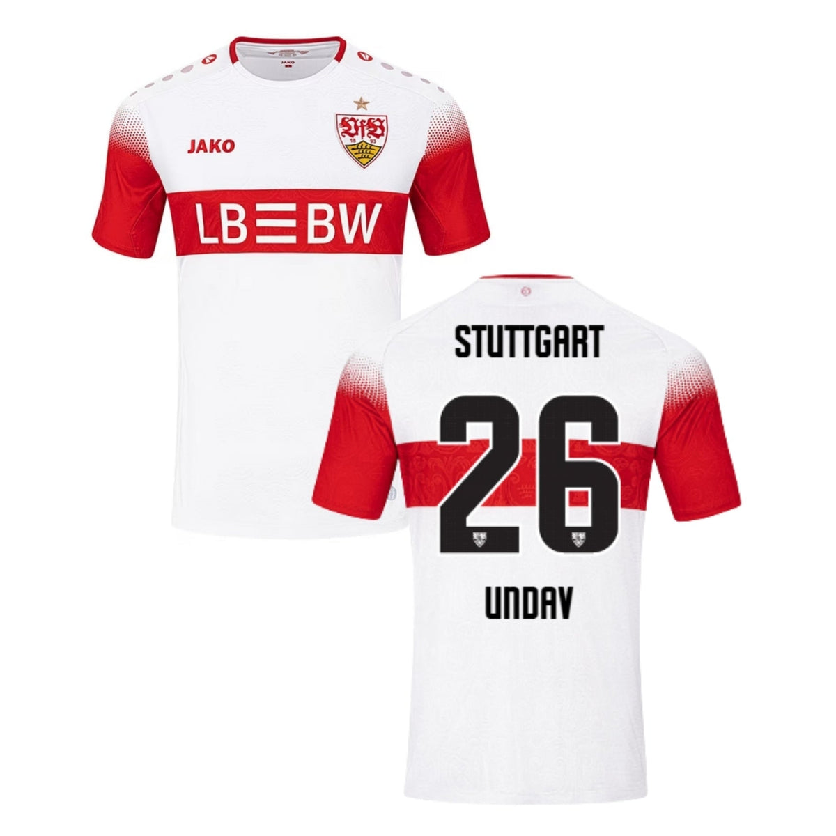 VFB STUTTGART 2026/27 Kinder-Heimtrikot – UNDAV 26