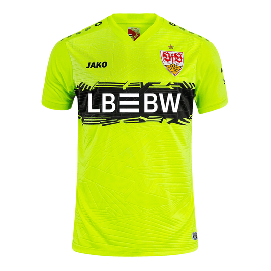 VfB Stuttgart 2025/26 Yellow Goalkeeper Jersey – Men's Fan Version